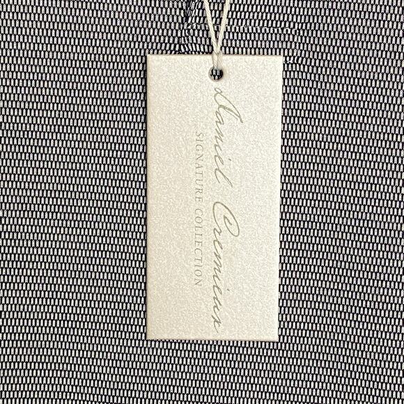 Daniel Cremieux Men's Medium Long Sleeve Polo Pima Cotton Navy Heather NEW - Picture 8 of 11